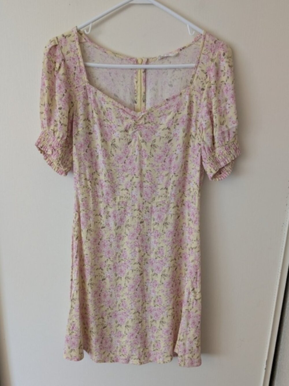 Sophie Rue Womens Medium Floral Print  Dress Whimsy Coquette Cottage Romantic
